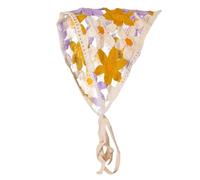 puzzlegame Bufanda De Cabeza Triangular,Diademas De Punto Para Mujer - Pañuelo de ganchillo para la cabeza, pañuelo para el pelo | Pañuelo de pelo tejido para mujeres y niñas, diadema floral