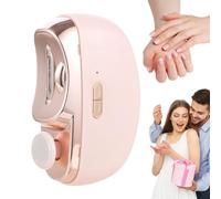 puzzlegame Cortauñas eléctrico con recogedor - Cortauñas automático | Tijeras de uñas recargables automáticas con luz LED y pulidor para ancianos, adultos, niños y comunidades de cuidados