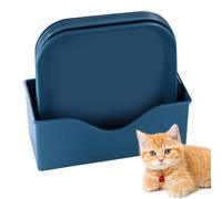 puzzlegame Cuenco para Gatos, Cuencos para Gatitos - Juego de Cuencos de Comida Cuadrados para Gatos de 8 Piezas - Plato Ancho y pequeño para Mascotas, Plato pequeño para Gatos, Cuencos de