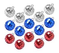 puzzlegame Pequeñas Bolas de Discoteca Coloridas, decoración de Bolas de Discoteca | Adornos reflexivos Coloridos de la Bola de Discoteca del Espejo | Herramienta de decoración de Forma esférica