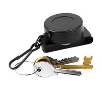 puzzlegame Porta llaves retráctil, clip para llavero con carrete de,Clip de llavero antipérdida para exteriores | Llavero antipérdida para viajes, hogar, montañismo, pesca y compras