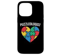 Puzzleologist Jigsaw Puzzle Lover Solver Mujeres Niños Rompecabezas Carcasa para iPhone 14 Pro Max