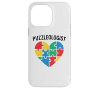 Puzzleologist Jigsaw Puzzle Lover Solver Mujeres Niños Rompecabezas Carcasa para iPhone 14 Pro Max