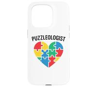 Puzzleologist Jigsaw Puzzle Lover Solver Mujeres Niños Rompecabezas Carcasa para iPhone 15 Pro