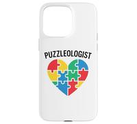 Puzzleologist Jigsaw Puzzle Lover Solver Mujeres Niños Rompecabezas Carcasa para iPhone 15 Pro Max