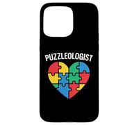Puzzleologist Jigsaw Puzzle Lover Solver Mujeres Niños Rompecabezas Carcasa para iPhone 15 Pro Max