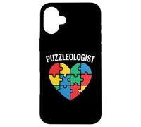 Puzzleologist Jigsaw Puzzle Lover Solver Mujeres Niños Rompecabezas Carcasa para iPhone 16 Plus