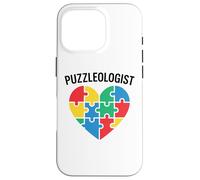 Puzzleologist Jigsaw Puzzle Lover Solver Mujeres Niños Rompecabezas Carcasa para iPhone 16 Pro