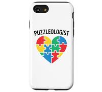 Puzzleologist Jigsaw Puzzle Lover Solver Mujeres Niños Rompecabezas Carcasa para iPhone SE (2020) / 7 / 8