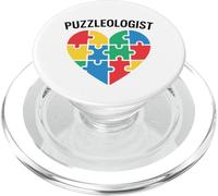 Puzzleologist Jigsaw Puzzle Lover Solver Mujeres Niños Rompecabezas PopSockets PopGrip para MagSafe