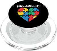 Puzzleologist Jigsaw Puzzle Lover Solver Mujeres Niños Rompecabezas PopSockets PopGrip para MagSafe