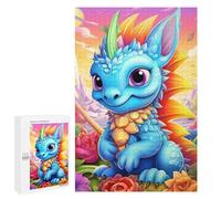 Puzzles 1000 PCS para Adolescentes Colorido Dragón Fantasía -7 Puzzles para Adultos Juegos de Relajación Regalos para Mujeres Regalos para Amigos y Familias 1000 PCS