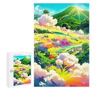 Puzzles 1000 PCS Para Adultos Rainbow Fields of Dreams Puzzle Juguete Decoración de Pared Pero Divertido Y Humorístico, Regalos de Cumpleaños Únicos 1000 PCS