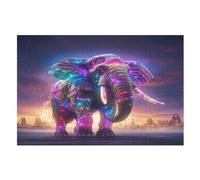Puzzles 1000 piezas adulto elephHormiga rompecabezas de madera para adolescentes juguetes creativos decoración del hogar (75×50cm)