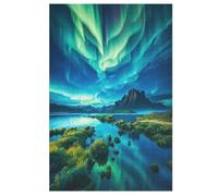 Puzzles 1000 piezas adulto laguna brillante rompecabezas de madera para adolescentes juguetes creativos decoración del hogar 78×53cm