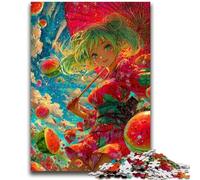 Puzzles 1000 Piezas para Adultos Anime japonés Chica para Mayores de 14 años Juego práctico Juego de Navidad Regalos 50x75cm