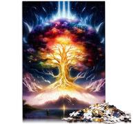 Puzzles 1000 piezas para adultos Árbol de la vida Cósmico Juegos familiares Divertidos 38x52cm Colección de artistas Bellas Artes para adolescentes a partir de 14 años
