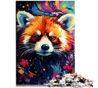 Puzzles 1000 piezas para adultos Astronauta Espacio Panda Roux Juego Juguetes para regalar a toda la familia 14.96 pulgadas x 20.47 pulgadas para adolescentes 14+