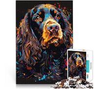 Puzzles 1000 piezas para adultos Boykin Spaniel Dog Art Juego estimulante 50x70cm Regalos para amigos y familiares para 14 años