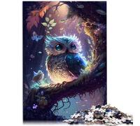 Puzzles 1000 piezas para adultos Búho Juguetes educativos de aprendizaje pintorescos 50x70cm Alivio del Estrés Staycation Mata el tiempo para adolescente edad 14+