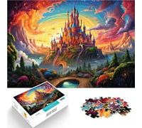 Puzzles 1000 piezas para adultos castillo Aprendizaje Juguetes educativos Alivio del Estrés Staycation Matar Tiempo Adecuado para adolescentes de 14 años y más 50x70cm