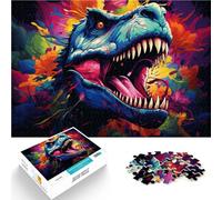 Puzzles 1000 piezas para adultos Dinosaurios increíbles Puzzle educativo Juego Familiar Interacción Padre-Hijo 14.96" x 20.47"
