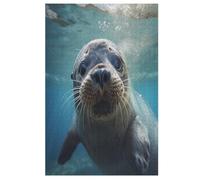 Puzzles 1000 piezas para adultos foca rompecabezas de madera para adolescentes juguetes creativos decoración del hogar (78×53cm)