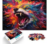 Puzzles 1000 piezas para adultos Juego de lobo extraño juguetes para regalo familiar 14.96 pulgadas x 20.47 pulgadas Mejora el amor entre parejas Adecuado para adolescentes de 14 años y mayores