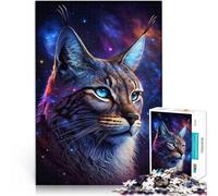 Puzzles 1000 piezas para adultos Lynx Animal Galaxy Juguete educativo intelectual descomprimiendo 50x70cm es ideal como regalo para toda la familia