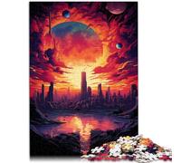 Puzzles 1000 piezas para adultos New York Skyline Fun Games para es ideal como regalo para toda la familia, adecuado para adolescentes de 14 años y mayores, 26 x 38 cm