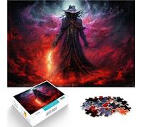 Puzzles 1000 piezas para adultos Paisaje Negro Asesino Juego Estimulante Alivio del Estrés Desafío Difícil 14.96" x 20.47"