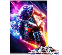 Puzzles 1000 piezas para adultos Rider Mania Puzzles Regalos 26x38cm con piezas de formas aleatorias totalmente encajables para adolescentes de 14 años y más