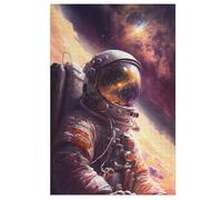 Puzzles 1000 piezas para adultos, rompecabezas de juego, astronauta tabla de madera, gran regalo para niños (78×53cm)