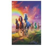 Puzzles 1000 piezas para adultos, rompecabezas de juego, caballo tabla de madera, gran regalo para niños (78×53cm)