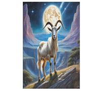 Puzzles 1000 piezas para adultos, rompecabezas de juego, cabra tabla de madera, gran regalo para niños (78×53cm)