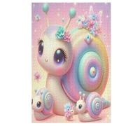 Puzzles 1000 piezas para adultos, rompecabezas de juego, caracoles tabla de madera, gran regalo para niños (78×53cm)