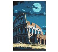 Puzzles 1000 piezas para adultos, rompecabezas de juego, coliseo romano tablero de madera, gran regalo para niños (78×53cm)