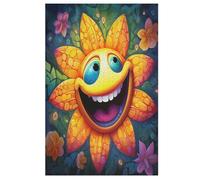 Puzzles 1000 piezas para adultos, rompecabezas de juego, girasol tabla de madera, gran regalo para niños (78×53cm)
