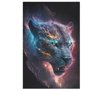 Puzzles 1000 piezas para adultos, rompecabezas de juego, leopardo, tabla de madera, gran regalo para adultos 78×53cm
