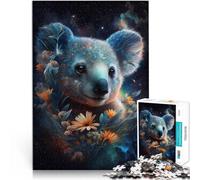 Puzzles 1000 piezas para adultos Space Animal Koala Stress Relief Toys 10.27 pulgadas x 14.96 pulgadas es ideal como regalo para toda la familia