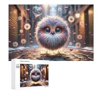 Puzzles 1000 unids para adolescentes Love in The City Lindo Owl Balloon Juegos de Puzzle Relajante Mejorar la Memoria Regalarlos como regalo a toda la familia 1000 unids