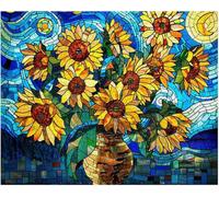 Puzzles 1200 Piezas Adultos Girasol Abstracto, Juguete Desafío y Juego Educativo, Ejercita Paciencia y Destreza Rompecabezas 1200 Piezas