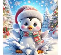 Puzzles 150 Piezas Adultos, DIY Rompecabezas para Adultos 150 Piezas, Entretenimiento Creativo, Desafío Ideal para Verdaderos Fanáticos, Tema:Pingüino nevado