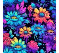 Puzzles 150 Piezas Adultos, DIY Rompecabezas para Adultos 150 Piezas, Entretenimiento Creativo, Desafío Ideal para Verdaderos Fanáticos, Tema:Margarita de la Noche púrpura