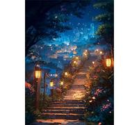 Puzzles 1500 Piezas Paisaje Nocturno Ciudad, Juguete desafío y Juego Educativo Imposible Rompecabezas para Adultos Ideales para Todos los Fanáticos de los Rompecabezas 87 x 57 cm