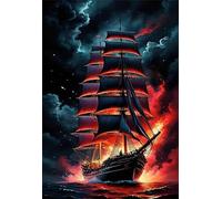 Puzzles 1500 Piezas Velero Sky Ocean, Juguete desafío y Juego Educativo Imposible Rompecabezas para Adultos Ideales para Todos los Fanáticos de los Rompecabezas 87 x 57 cm