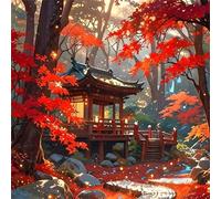 Puzzles 200 Piezas Adultos, DIY Rompecabezas para Adultos 200 Piezas, Entretenimiento Creativo, Desafío Ideal para Verdaderos Fanáticos, Tema:Ático de Hojas de Arce