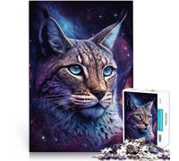 Puzzles 2000 piezas para adultos Lynx Animal Galaxy Fun Games Desafío de inteligencia cerebral Juguetes adictivos 27.56 pulgadas x 39.37 pulgadas para adolescentes 14+