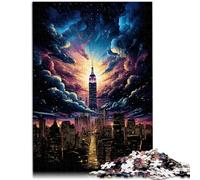Puzzles 2000 piezas para adultos New York Skyline Juego Juguetes Decoración de pared Regalos de cumpleaños y Navidad Únicos 27.56" x 39.37"