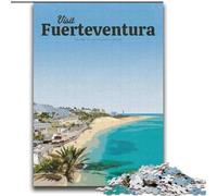 Puzzles 2000 Piezas para Adultos Regalos Visita Fuerteventura, Ayuda al Cerebro a Ejercitar Juguetes Adictivos para Cultivar la Paciencia Regalo para Cumpleaños 70x100cm
